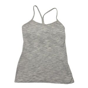 Lululemon Power Y Space Gray Tank